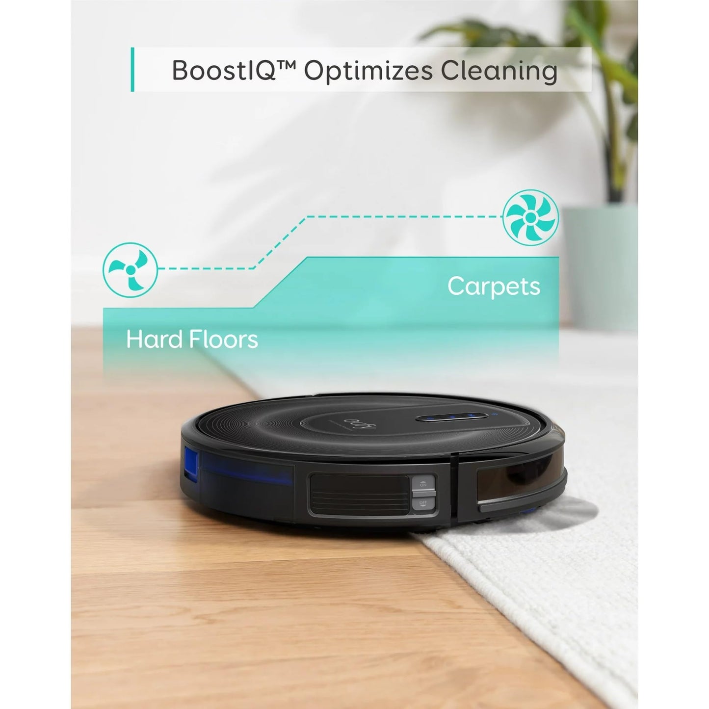eufy Like-New RoboVac G30 Verge, Robot Vacuum with Home Mapping, 2000Pa Suction, Wi-Fi, Boundary Strips, for Carpets and Hard Floors (Renewed)