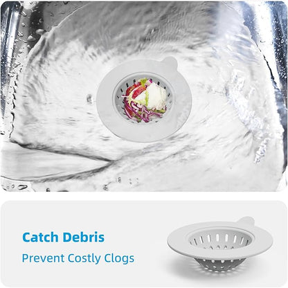 4 Pack Silicone Kitchen Sink Drain Catcher
