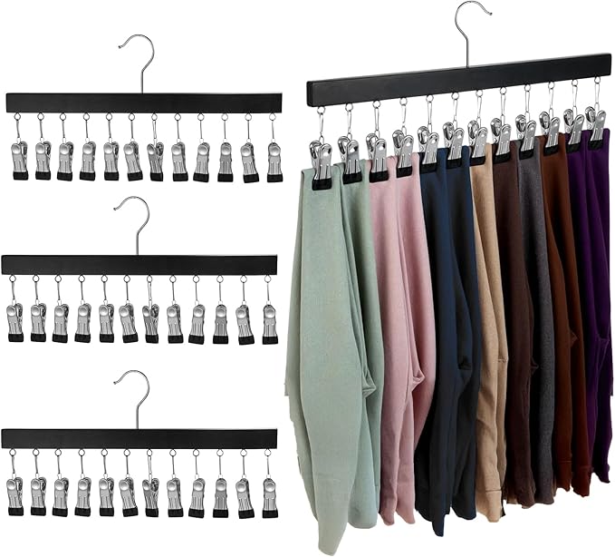 Legging Organizer for Closet 4 Pack, Pants Leggings Hangers