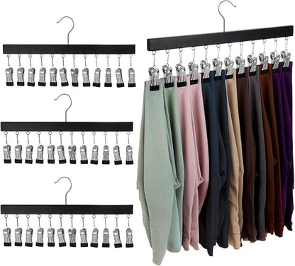 Legging Organizer for Closet 4 Pack, Pants Leggings Hangers