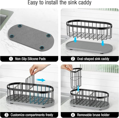 Kitchen Sink Caddy Organizer, Sponge Holder