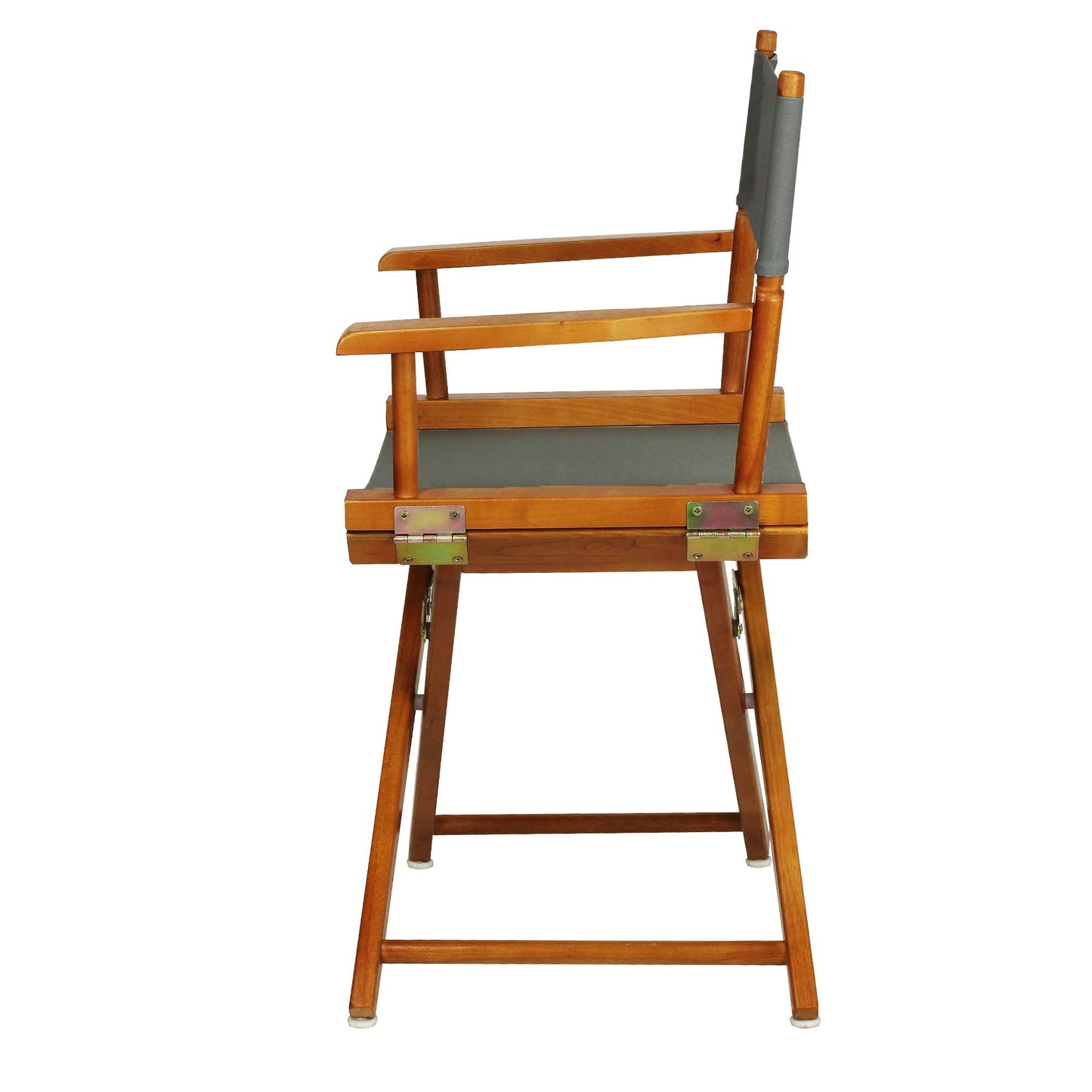 Casual Home 18" Director's Chair Honey Oak Frame with Grey Canvas