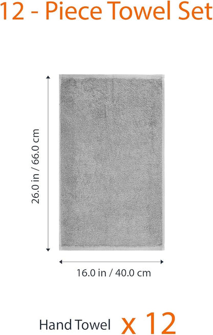 Amazon Basics Soft and Thick Cotton Hand Towels