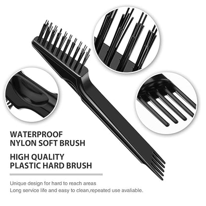 Boao 2 Pieces Hair Brush Cleaning Tool Comb Cleaner Brush Mini Comb Cleaning