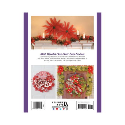 Leisure Arts Learn To Make Deco Mesh Wreaths Bk