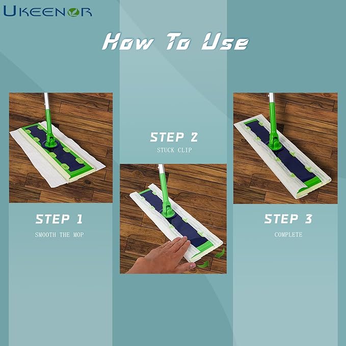 XL Dry Mop Refills 80 Counts Disposable Dusting Cloths Dry Sweeping Refills Dry