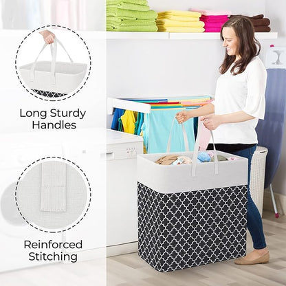 StorageRight Laundry Basket Hamper Large Collapsible Laundry Hamper