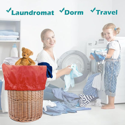Heavy Duty Laundry Bag 2 Pack XL Nylon Laundry Bags