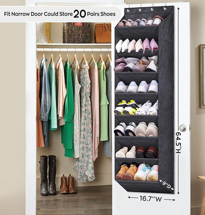 SLEEPING LAMB Over The Door Shoe Organizer