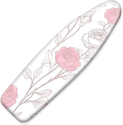 Floral Ironing Board Cover 17.7"x49", Standard Size Iron Board Covers