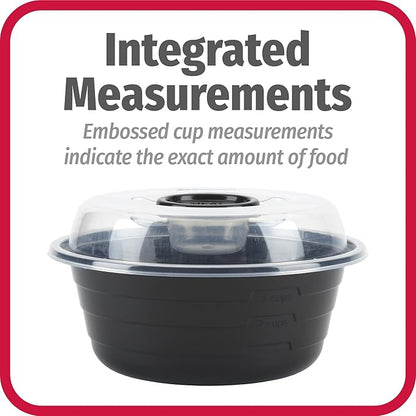 GoodCook 4-Cup Meal Prep Bowls Set