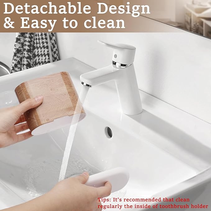 Toothbrush and Toothpaste Holder