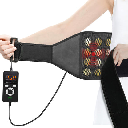 UTK Heating Pad for Back Pain Relief, Far Infrared Heating Pads with 20 Natural Jade Stones, Heating Fast, Hot Enough, Auto Shut Off, Smart Controller, 55'' Large Size Heat Pad for Back