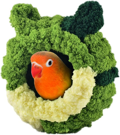 KATUMO Bird Nest, Small Sun Conure Breeding House Parrotlet Snuggle Hut Lovebird Bed for Conure, Lovebird, Zebra Finch, Loriculus, Hamster and Other Small Birds (Less Than 5 inches Long)