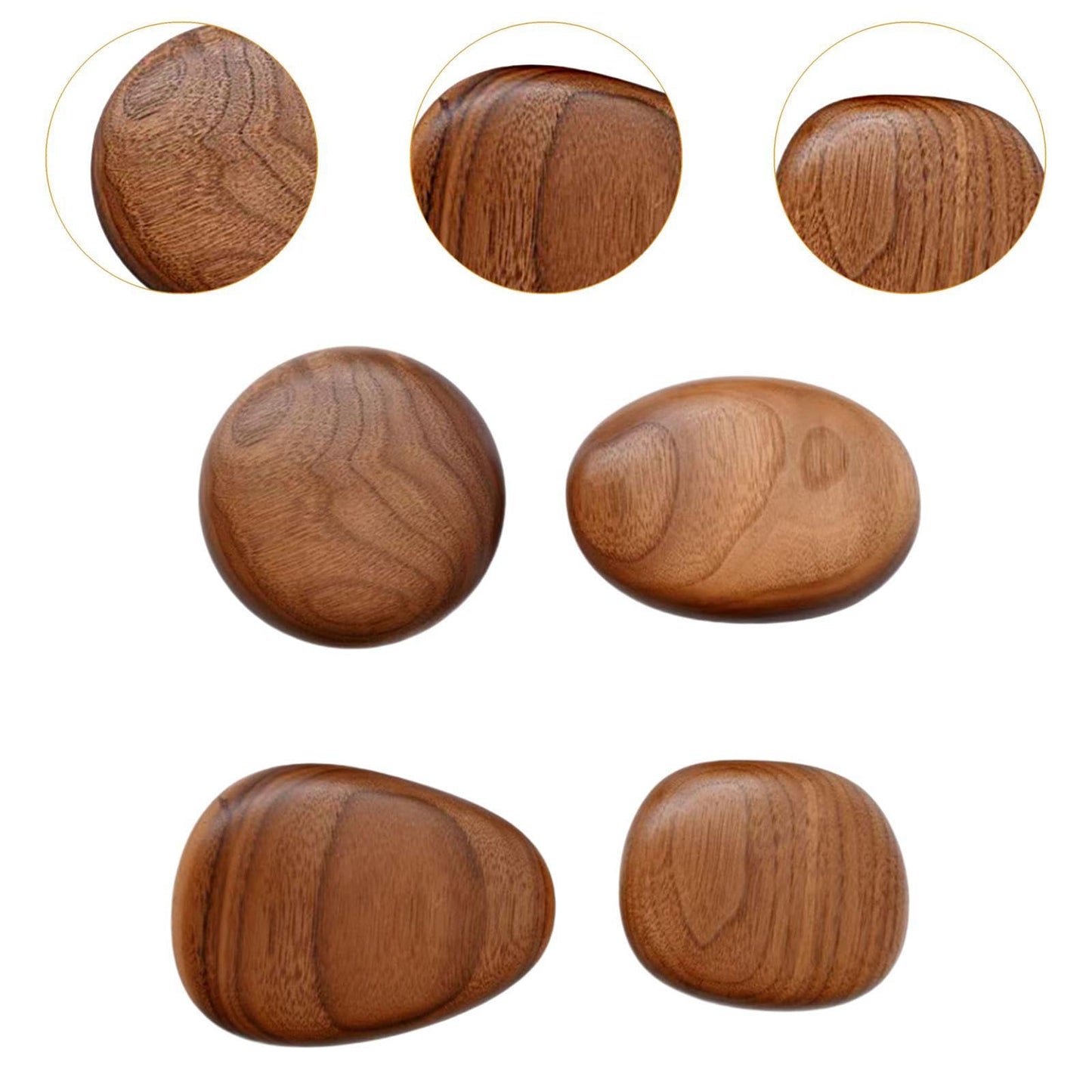 DimyFew 4Pcs, Wood Wall Mounted Coat Hooks Wooden Coat Hooks Coat Racks Wood Cabinet Knobs Wall Hooks for Scarf, Bag,Hat,Bedroom,Home