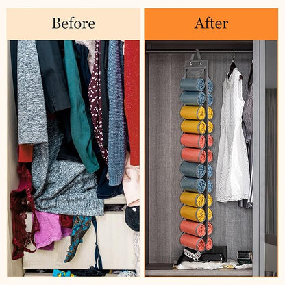 Lirex Hanging Yoga Legging Storage Organizer