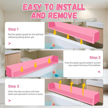 Splash Guard for Bathtub Kids