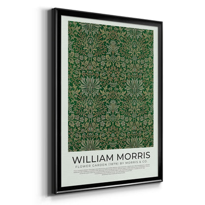 William Morris Wall Art Collection Décor Flower Garden (1834-1896) Premium Framed Modern Art Print Artwork - Ready to Hang for Home and Office