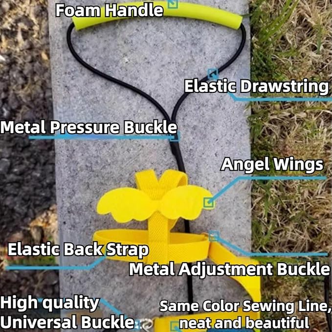 Pet Parrot Bird Harness and Leash, Adjustable Training Design Anti-Bite, Bird Nylon Rope with Cute Wing for Lovebird Budgie African Grey Macaw Conure (Red,L)
