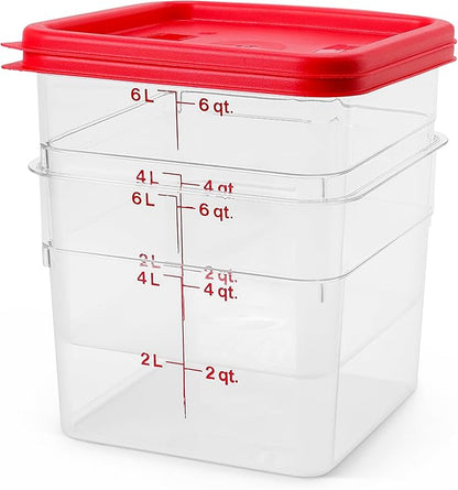 Cambro Food Storage Container - 6 QT Square