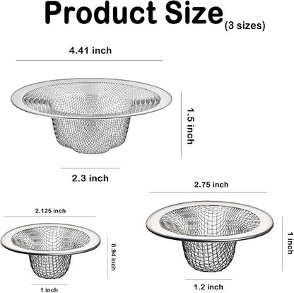 Bathroom Mesh Sink Drain Strainer Screen