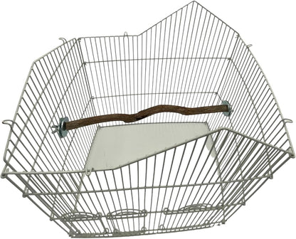 Polly's Full Length Hardwood Bird Perch, 18-Inch