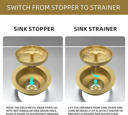 Kitchen Sink Drain Gold Sink Drain Strainer