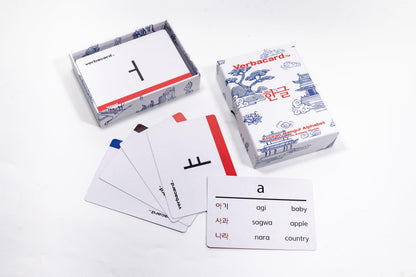Hangul Flashcards – Learn to Read Korean Hangul Fast | Alphabet Study Deck with Pronunciation & Examples | Korean Alphabet for Beginners & Students