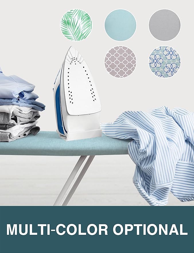 Ironing Board Cover and Pad 18x49， Extra Wide Thick Iron Padding, Scorch and