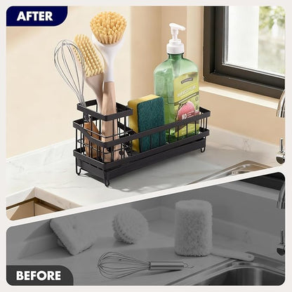 Sponge Holder for Kitchen Sink, Sink Caddy Organizer