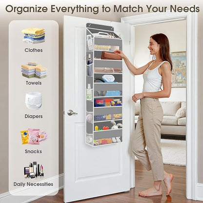 1 Pack Over The Door Organizer, Hanging Storage Organizer
