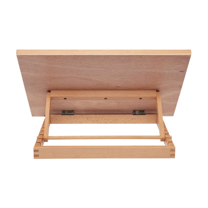 SoHo Urban Artist 12x16 Adjustable Portable Drawing Board Stand Easel, 5 Positions, Natural Beechwood Finish