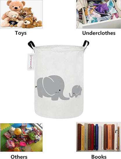 QUEENLALA Large Storage Basket, Laundry Hamper/Bathroom/Home Decor/Collapsible