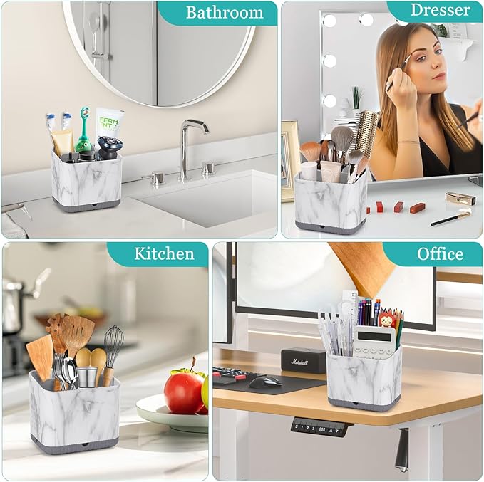 Toothbrush Holders for Bathrooms, Tooth Brush Holder for Bathroom Countertop