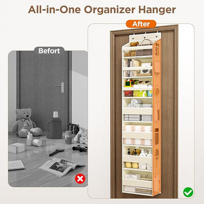 Over The Door Organizer, 7 Tier Door Hanging Organizers