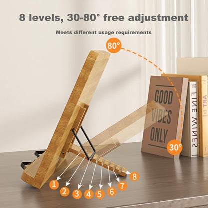 GCFTIFF Adjustable Recipe Book Holder,Multi-Use for Cookbook,Tablet