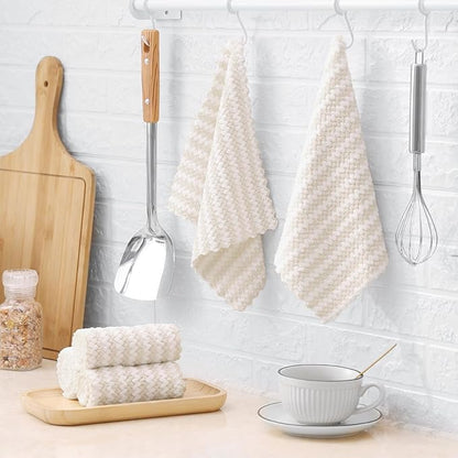 Homaxy 24 Pack Kitchen Dish Cloths, Ultra Soft and Absorbent Dish Towels