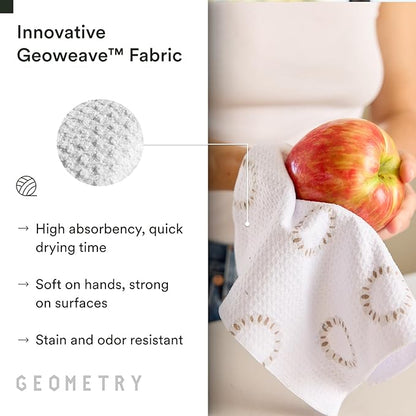 GEOMETRY Dishcloth – Evergreen Collection – Quick-Dry, Ultra-Absorbent
