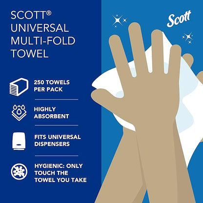 Scott Professional Universal Multifold Paper Towels, Absorbency Pockets