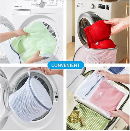 3Pcs Mesh Laundry Bags for Washing Delicates,