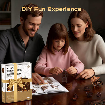 3DVASE Book Nooks for Adults, DIY Miniature Dollhouse Book Nook Kit, Model Kits Craft Kits for Adults, 3D Wooden Puzzle Book Nook Craft Bookshelf Decor, Adult Craft Kits Gift with Led Light