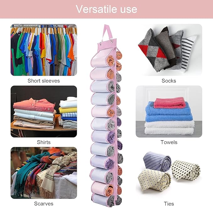 Legging Organizer Storage, Foldable Hanging Closet Organizer Storage