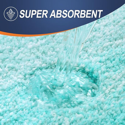 OLANLY Large Bathroom Rugs Mat 40x24, Extra Soft Absorbent Microfiber Bath Rugs, Rubber Backing, Quick Dry, Machine Washable Bath Mats for Bathroom Floor, Tub and Shower, Home Decor Accessories, Teal