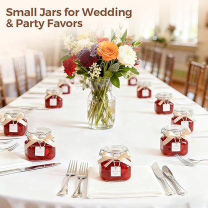 ComSaf 6 Pack 17 oz Glass Jars