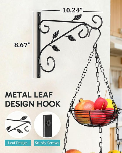 FANGSUN 3-Tier Hanging Fruit Basket