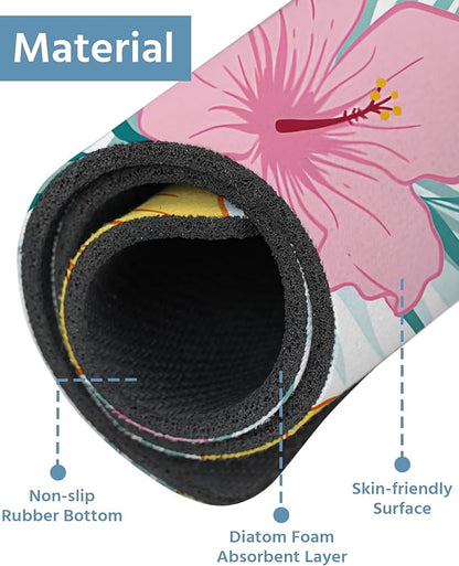 Patterned Sink Faucet Mat Kitchen Splash Guard Super Absorbent Drying Mat