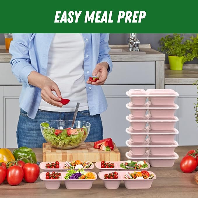 50 Pack 28 oz Meal Prep Containers Reusable