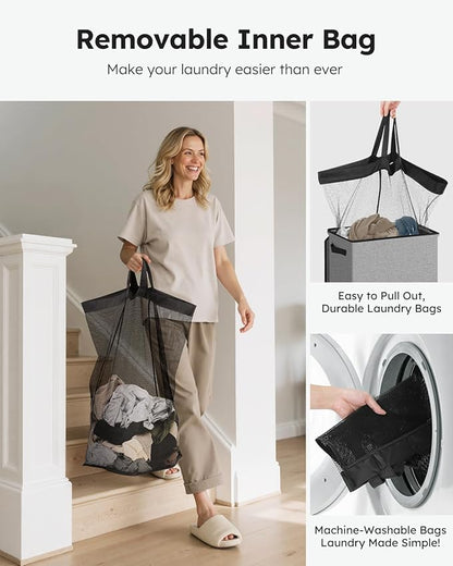 SOLEDI Slim Laundry Hamper