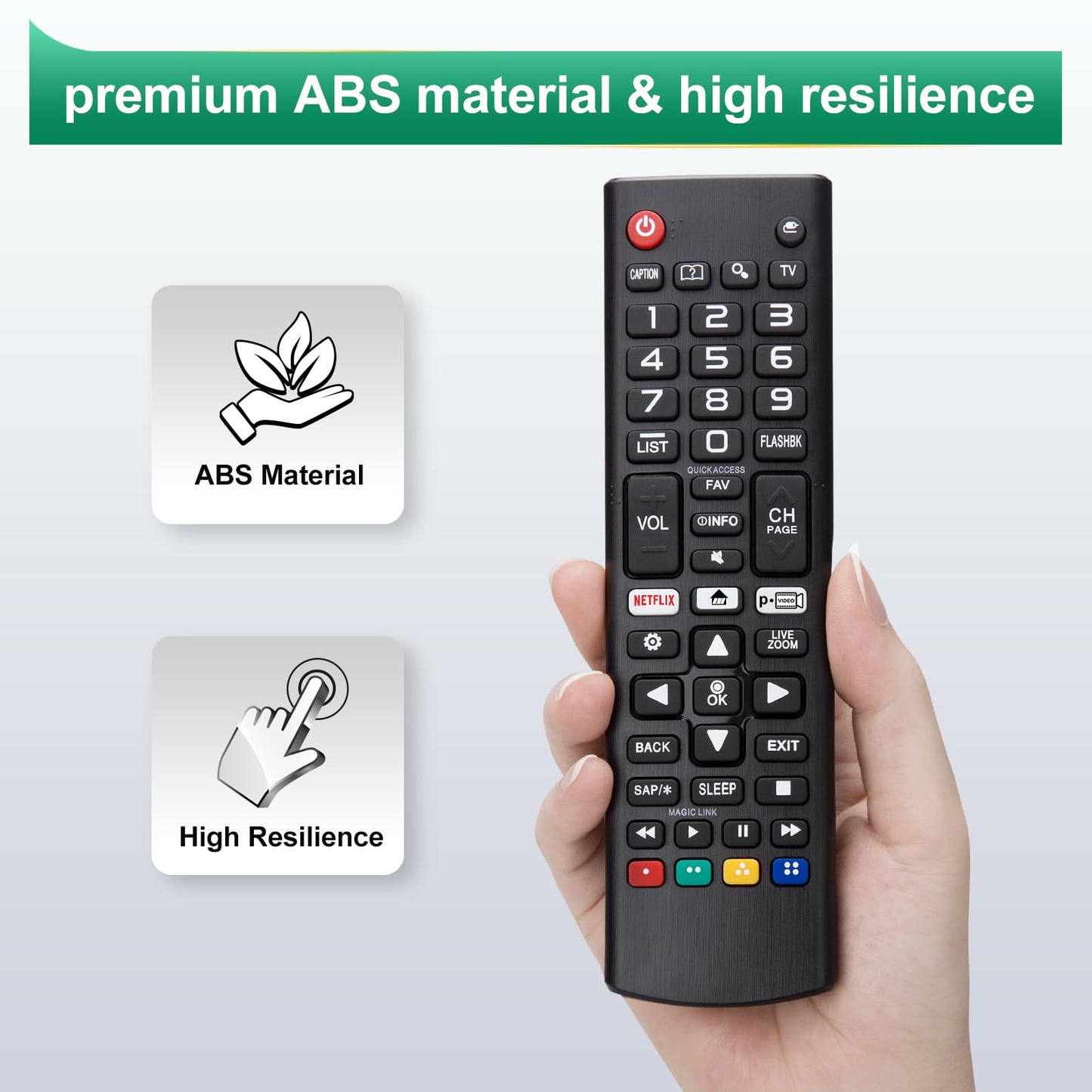 Voice Remote Replacement for TCL Android Smart TVs,RC813 with Google Voice Function