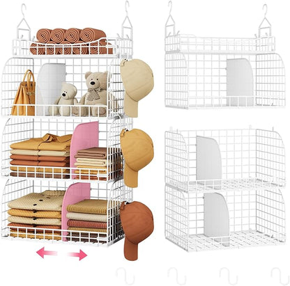 SWTYMIKI Hanging Closet Organizer Storage